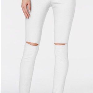 Nanette Lepore Gramercy White Jeans
